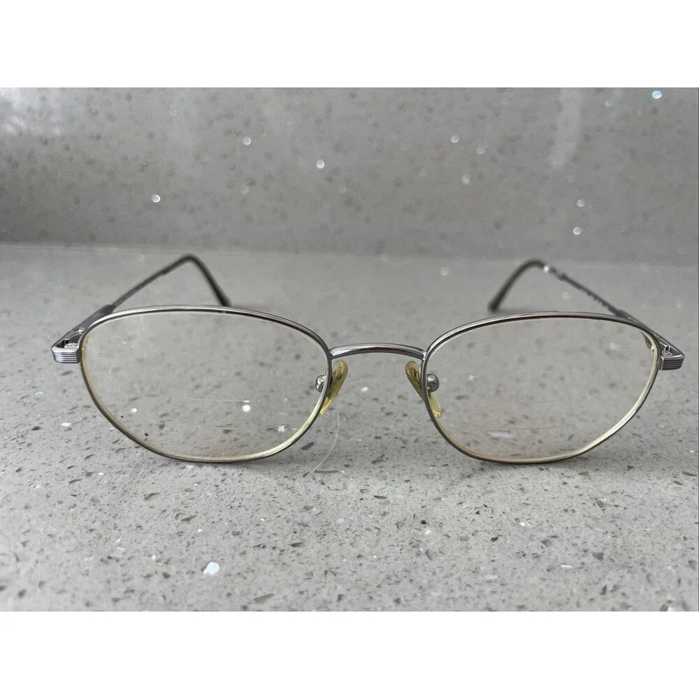 Brooks Brothers BB 189 1081 Silver Eyeglasses Frames ONLY 50-19 135 Italy Unisex